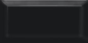 19041 N Плитка Бланше Черный Грань Глянцевый N 20x9.9